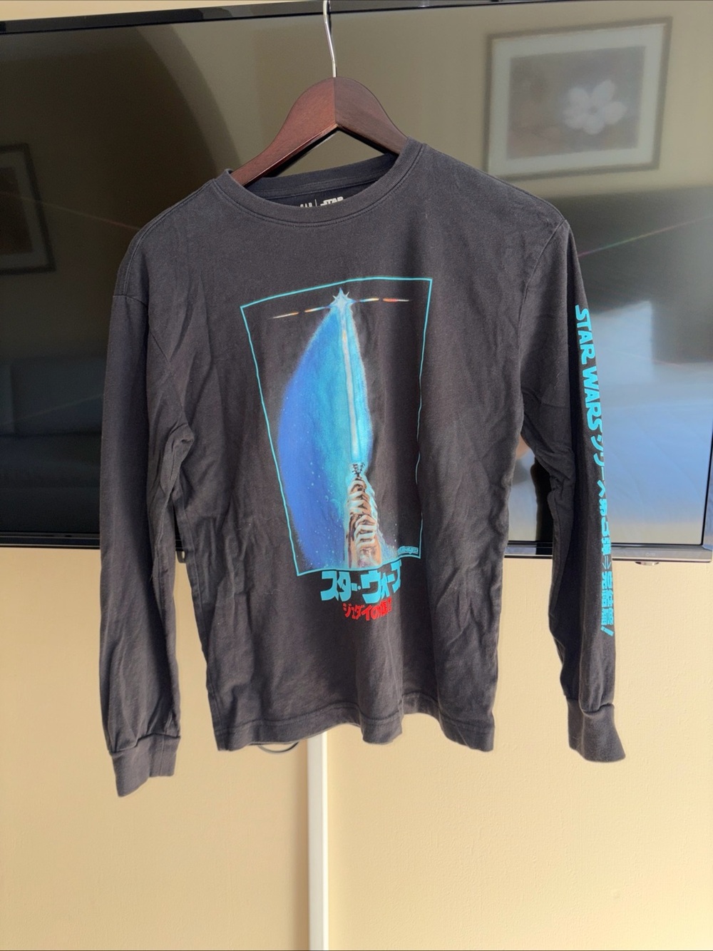 Star Wars long sleeve tee t shirt return of Jedi youth 12 large